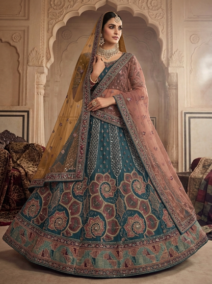 Formal embroidered Lehnga