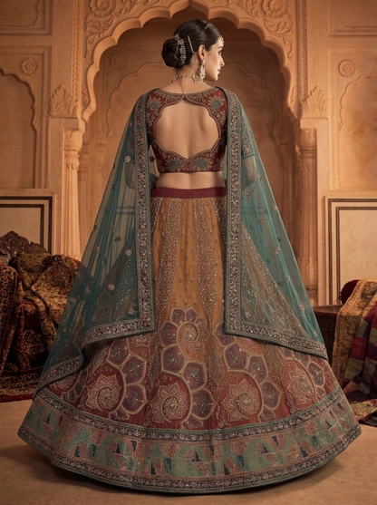 Formal embroidered Lehnga