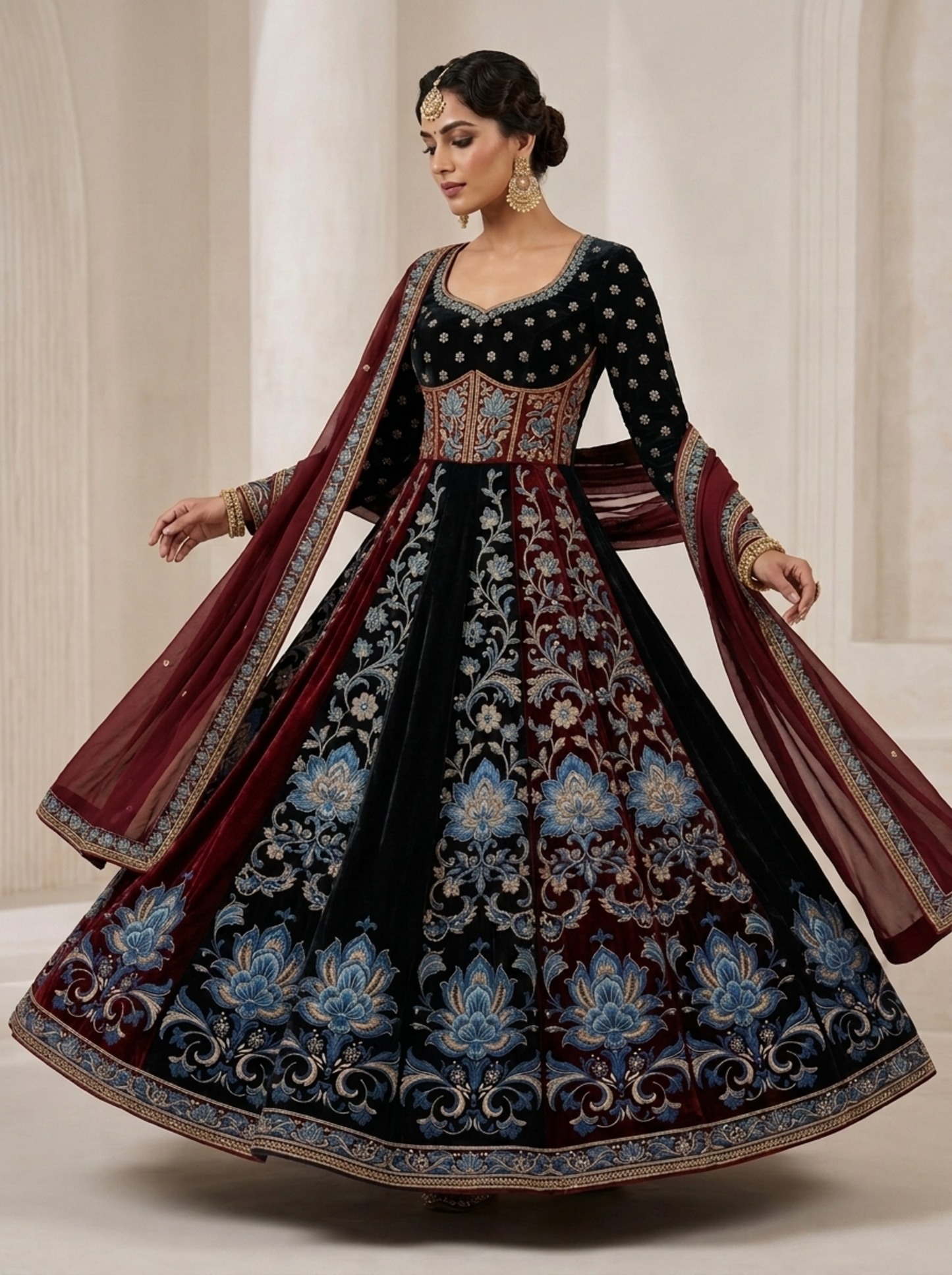 Embroidery Formal Anarkali Set