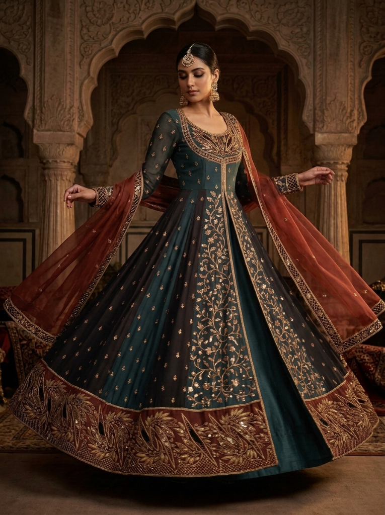 Embroidered Formal Anarkali Set