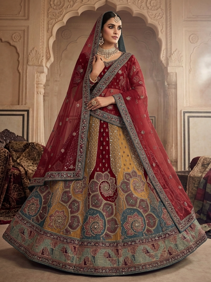 Formal embroidered Lehnga