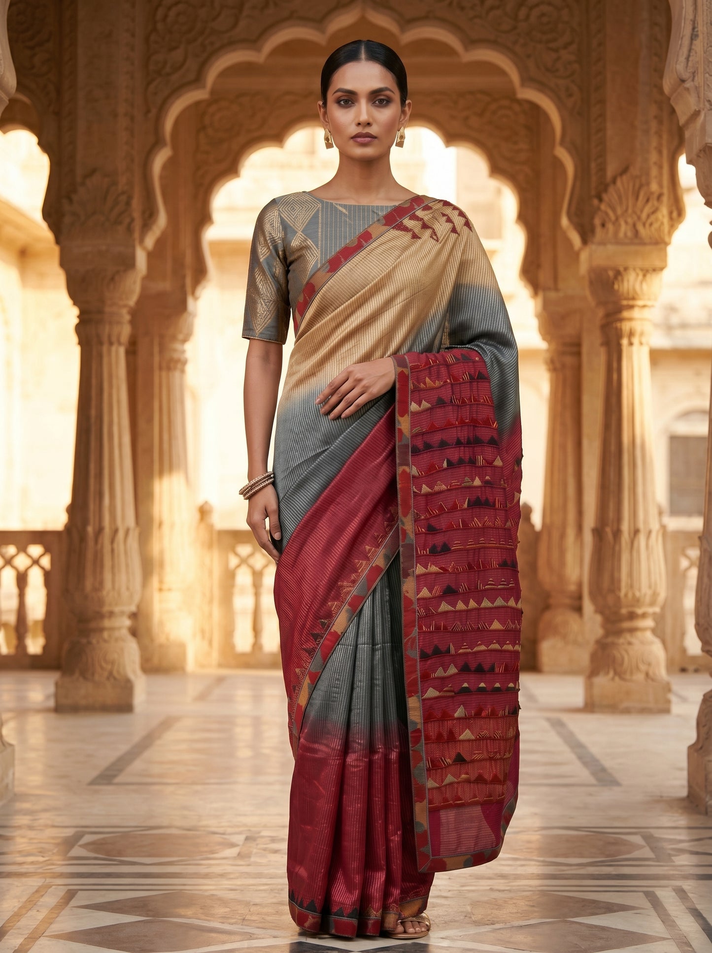 Formal Chanderi Silk Saree
