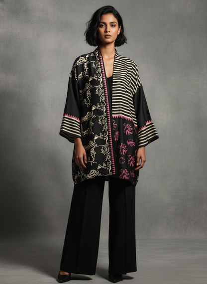Semi Stitched Chanderi Casual kurta