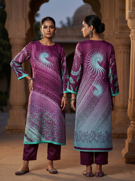 Semi Stitched Chanderi Casual kurta