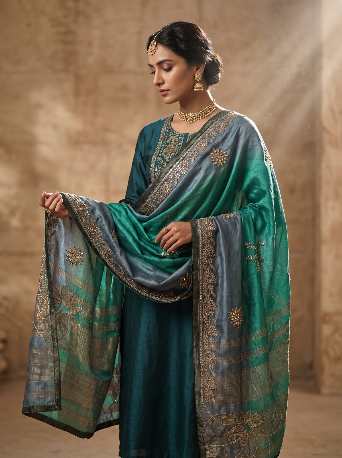 Formal Chanderi  Dupatta