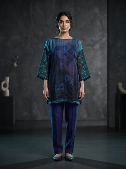 Semi Stitched linen kota Short Tunic