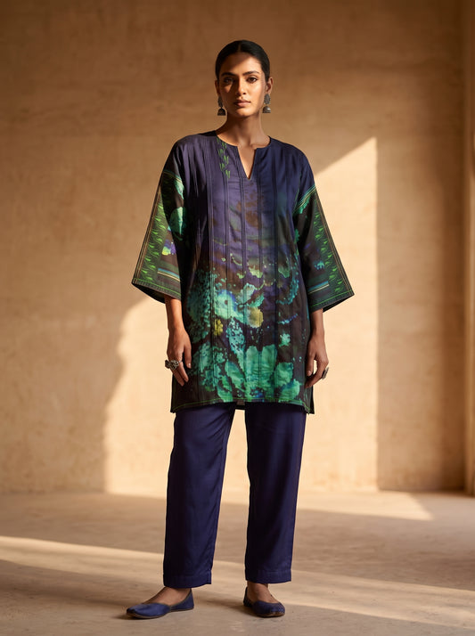 SemiStitched Printed Cotton Modal Tunic