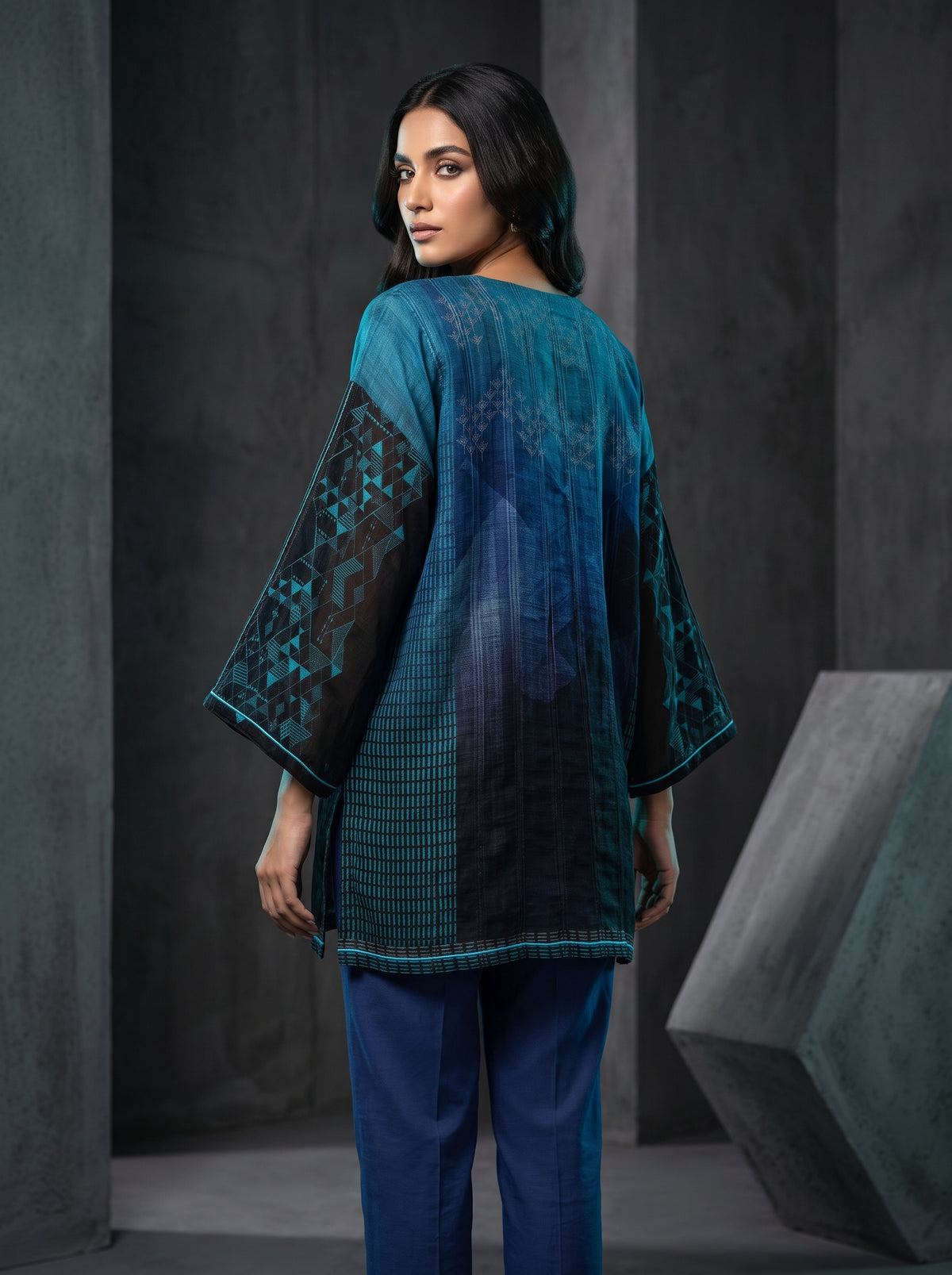 Semi Stitched linen kota Short Tunic