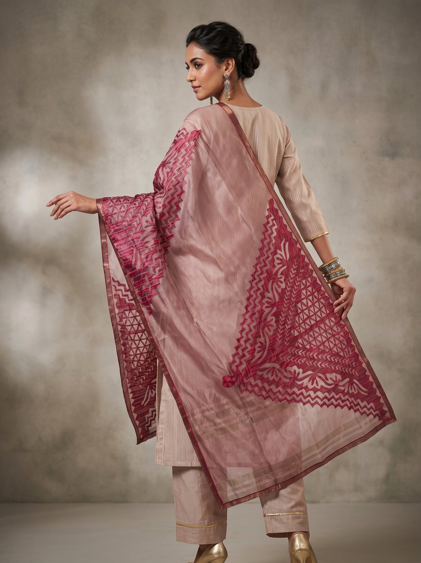 Formal Chanderi  Dupatta