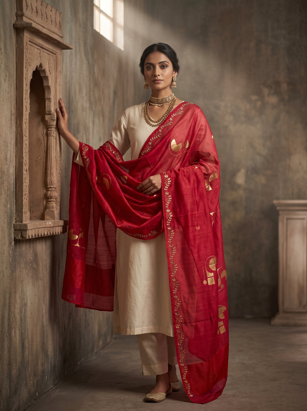 Formal Chanderi  Dupatta
