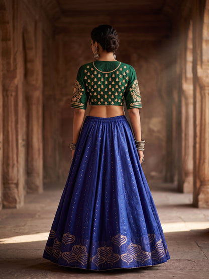 Semi stitched Formal Skirtset