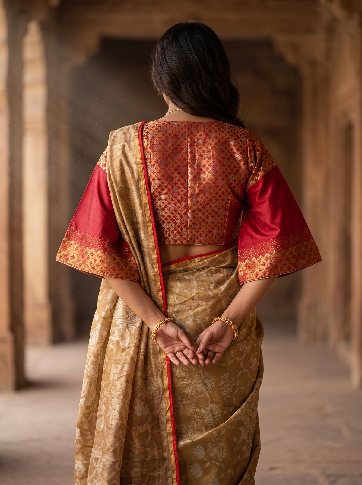 Cotton Casual Block Printed Saree