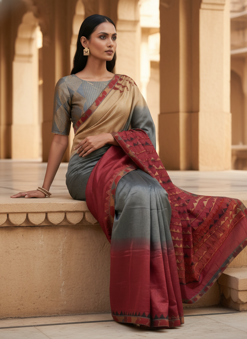 Formal Chanderi Silk Saree