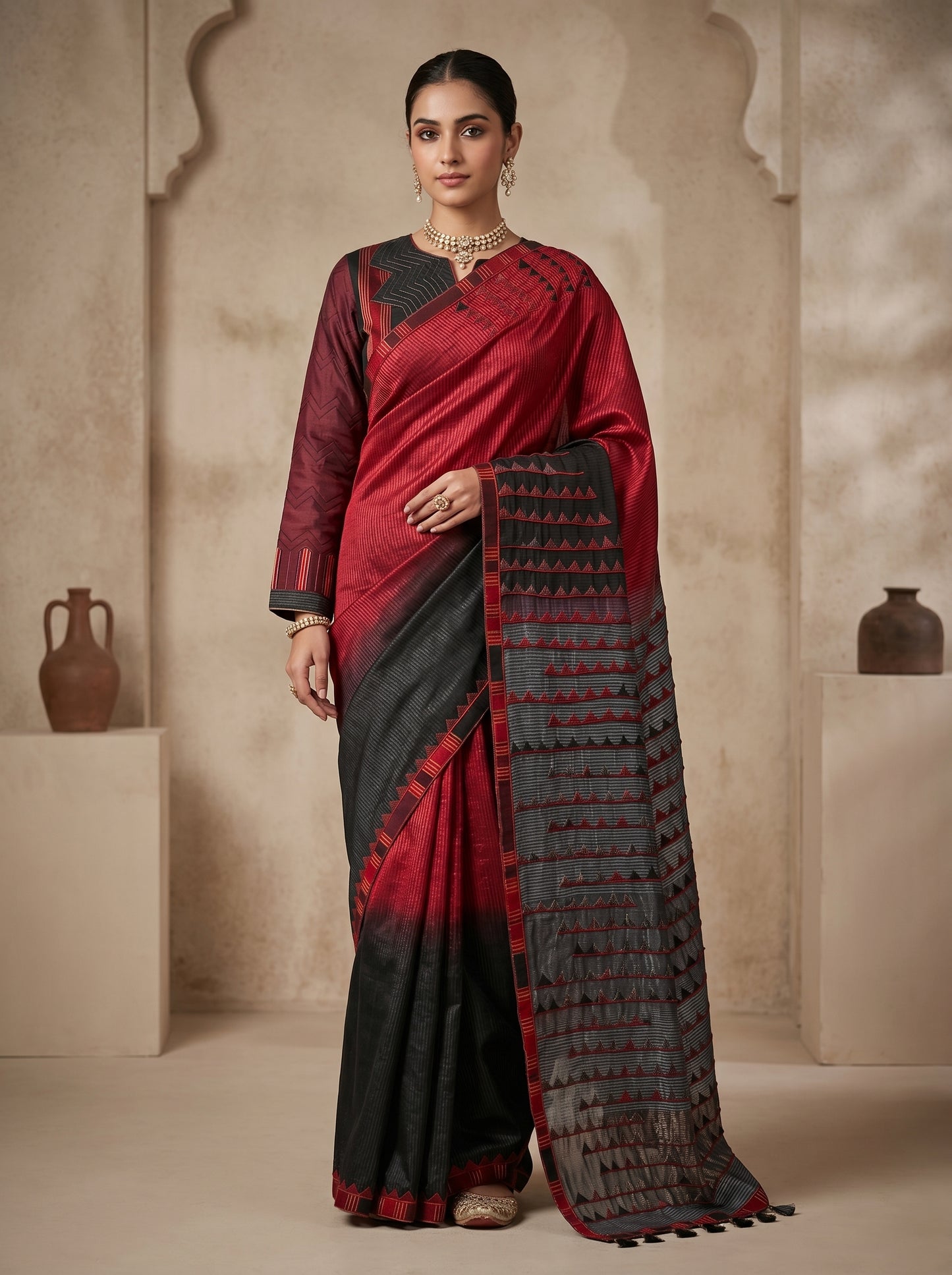 Formal Chanderi Silk Saree