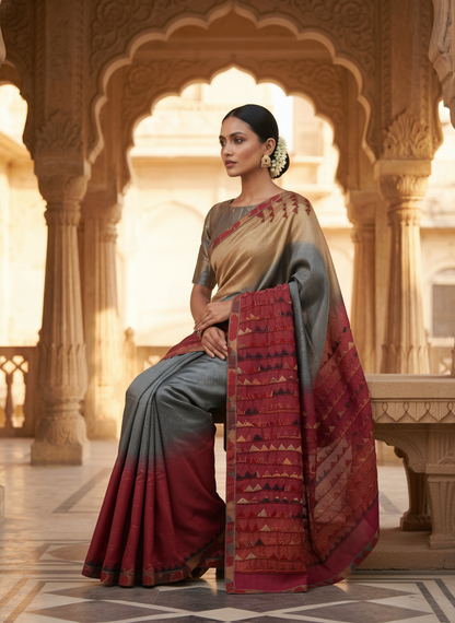Formal Chanderi Silk Saree