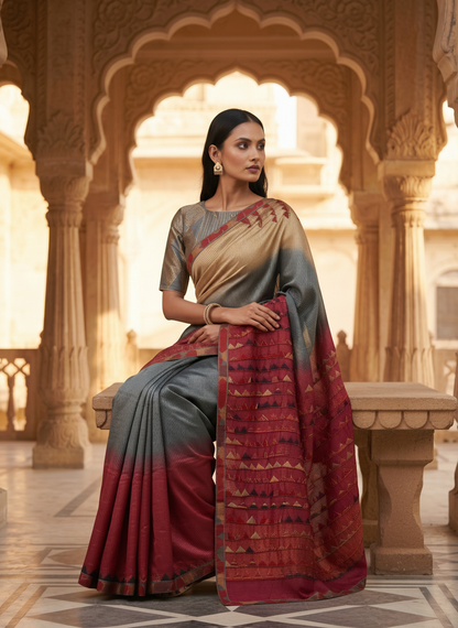 Formal Chanderi Silk Saree