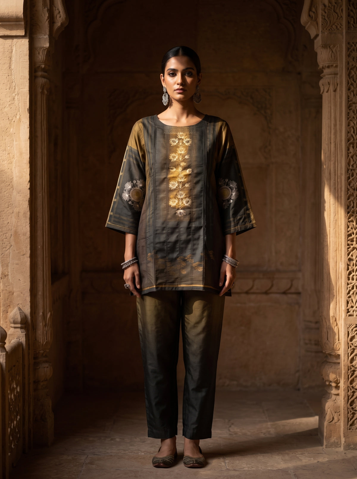 SemiStitched Printed Cotton Modal Tunic