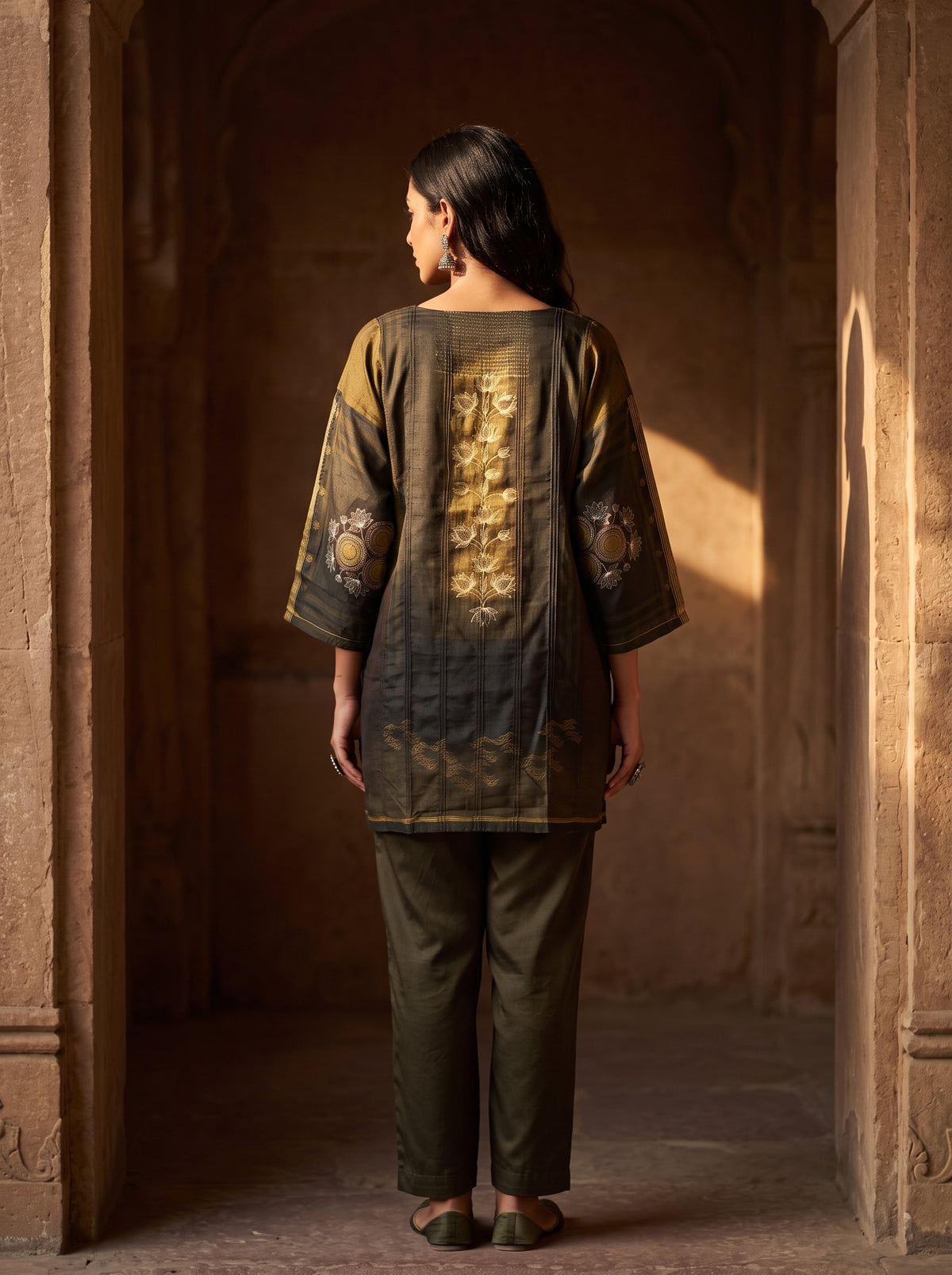 SemiStitched Printed Cotton Modal Tunic