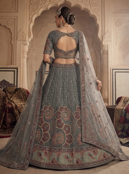 Formal embroidered Lehnga