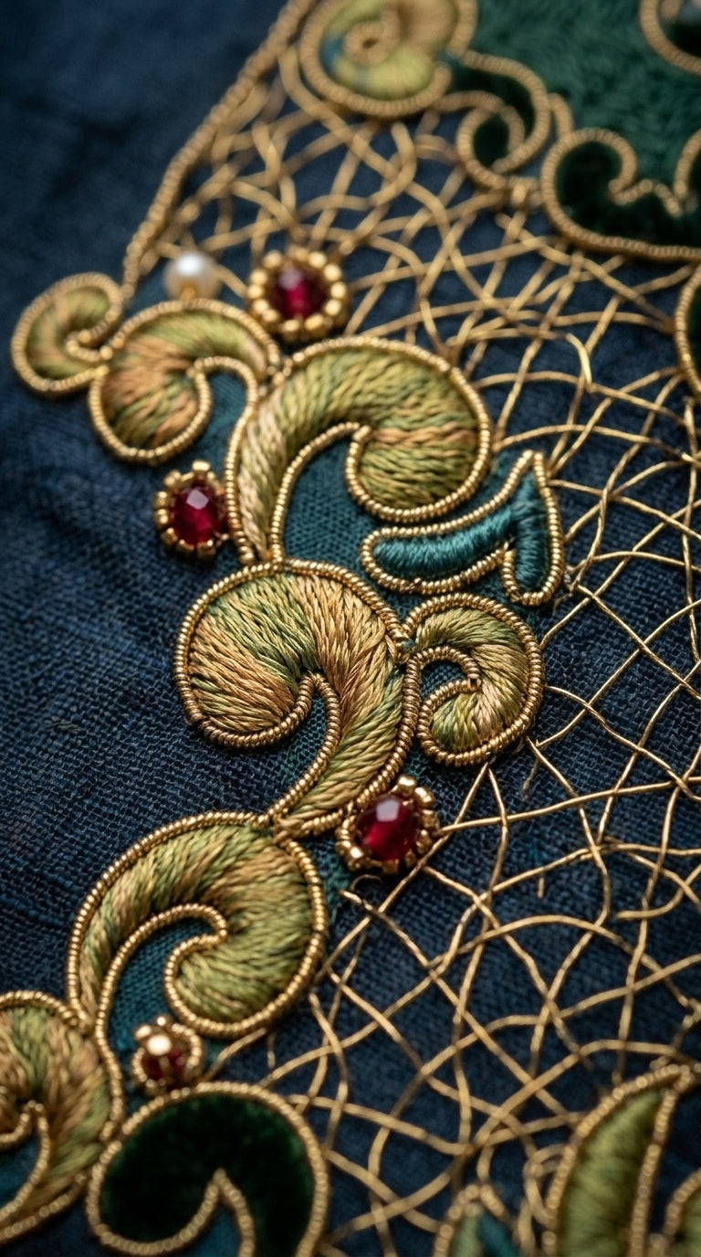 Formal Pure Silk embroidered Saree