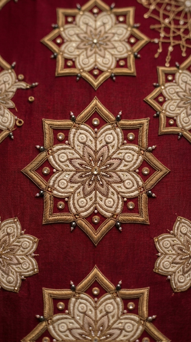 Formal Pure Silk embroidered Saree
