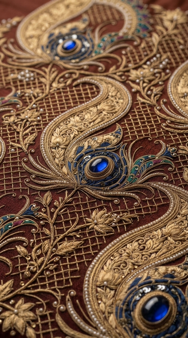 Formal Pure Silk embroidered Saree