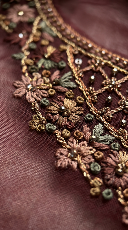 Formal Made to Order Embroidered Dupatta