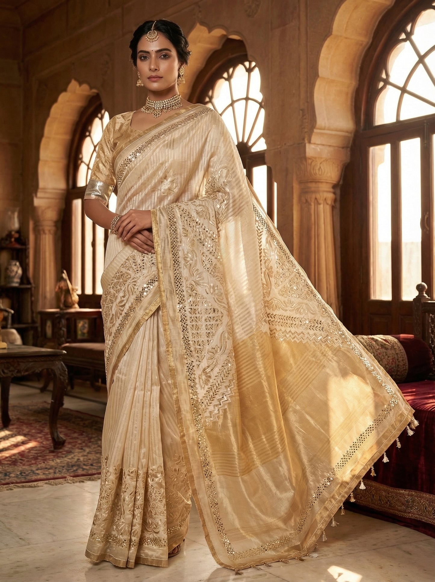 Formal Chanderi Silk Saree