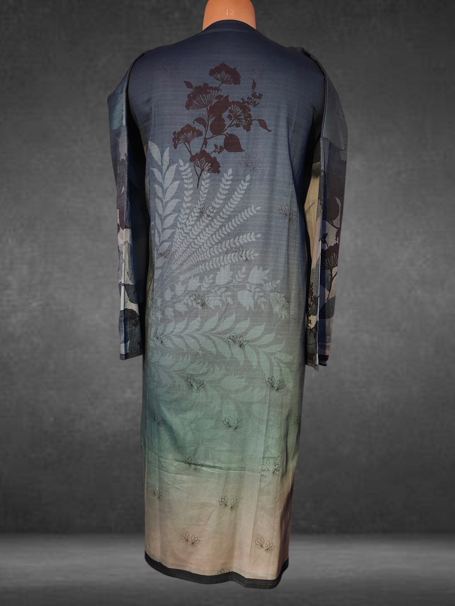 Semistitched Cotton Satin Kurta