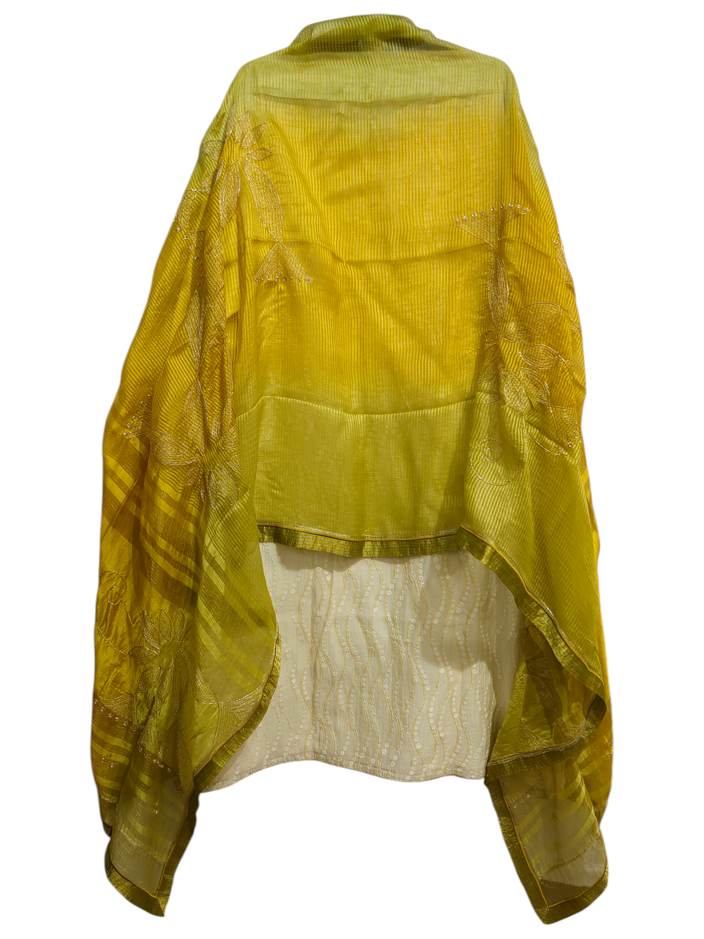 Semi Stitched Formal chanderi Suitset