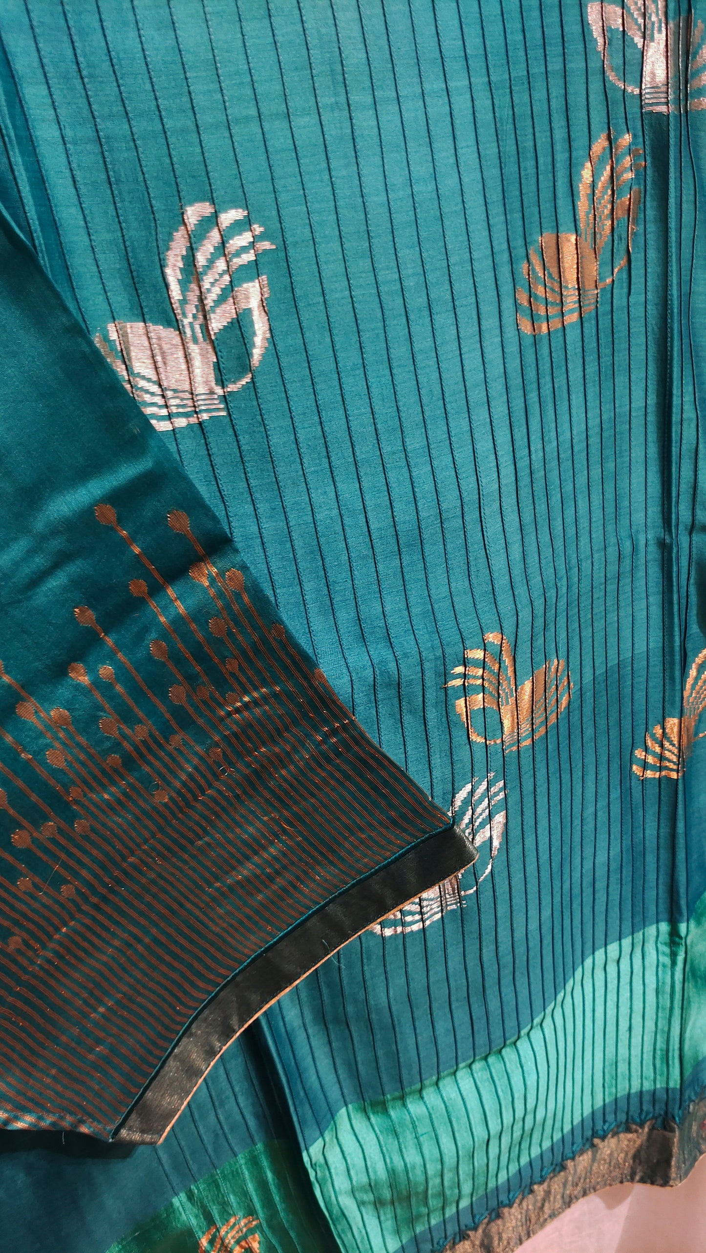 Semi Stitched Formal chanderi Suitset