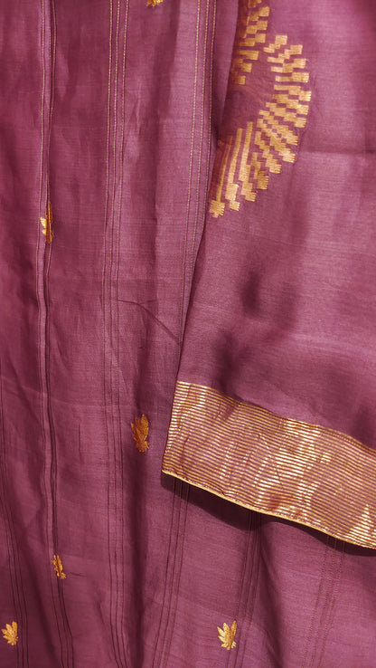 Semi Stitched Chanderi Casual kurta