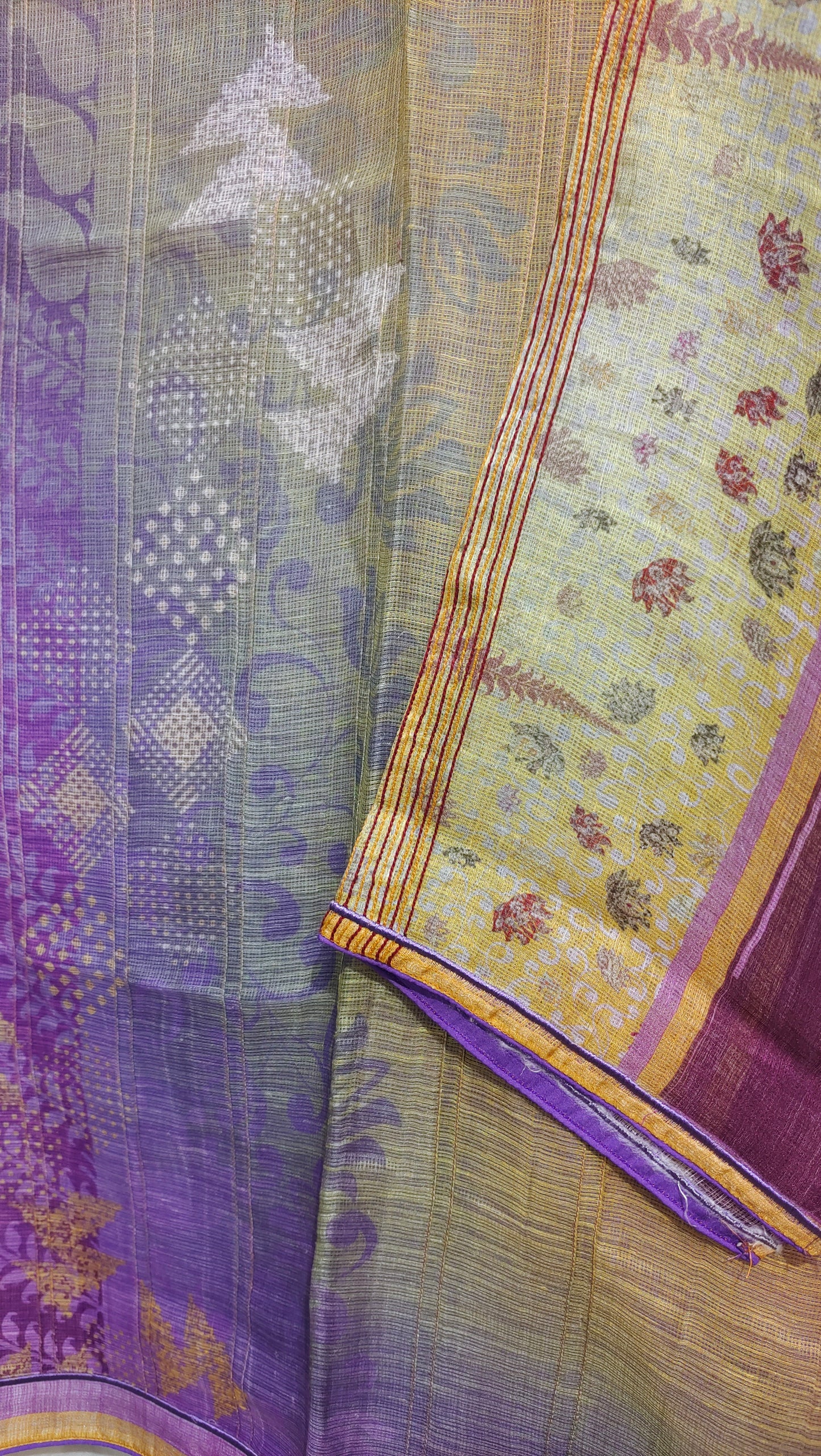 Semi Stitched linen kota Short Tunic