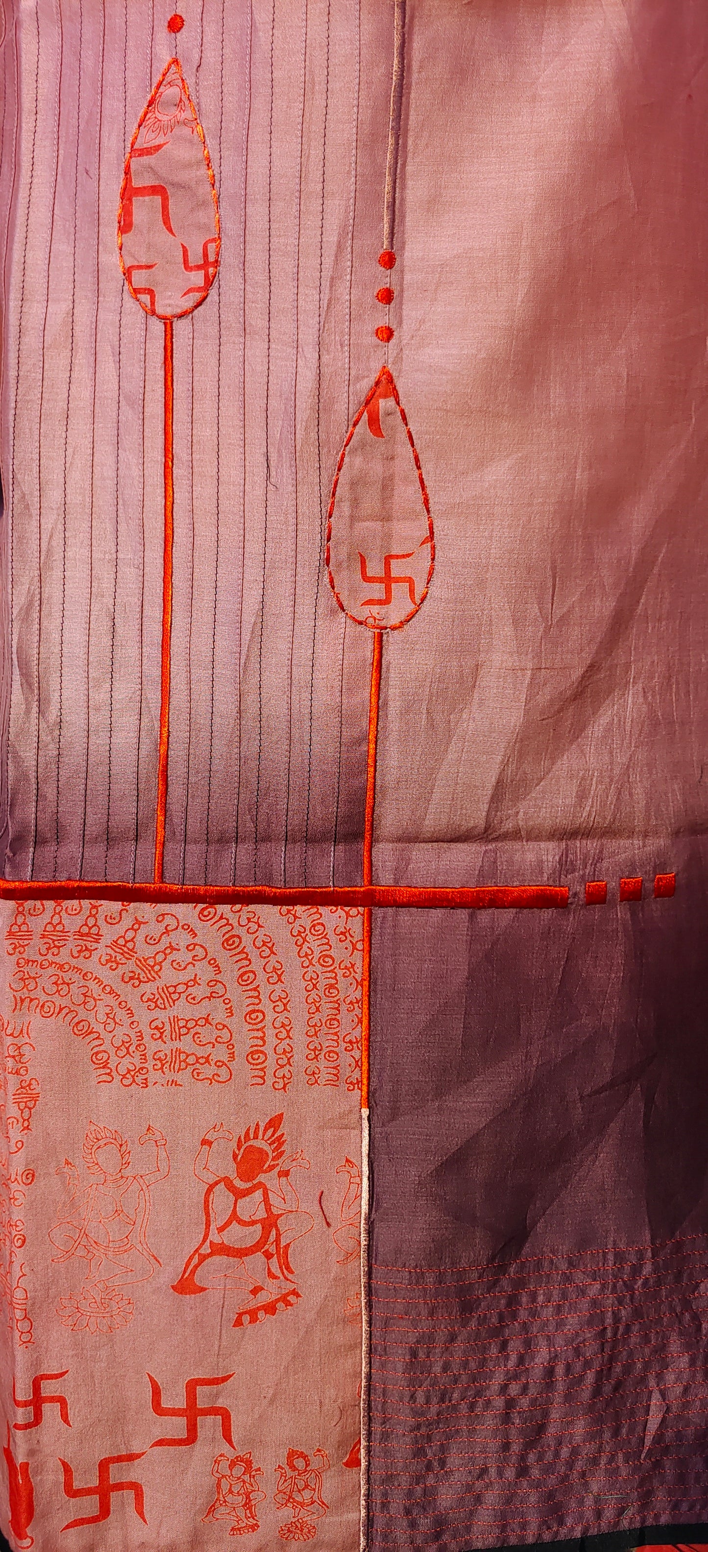 Semi Stitched Formal Chanderi kurta VISHAL KAPUR