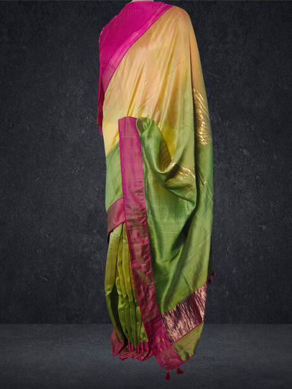 Formal Chanderi Zari Woven Saree
