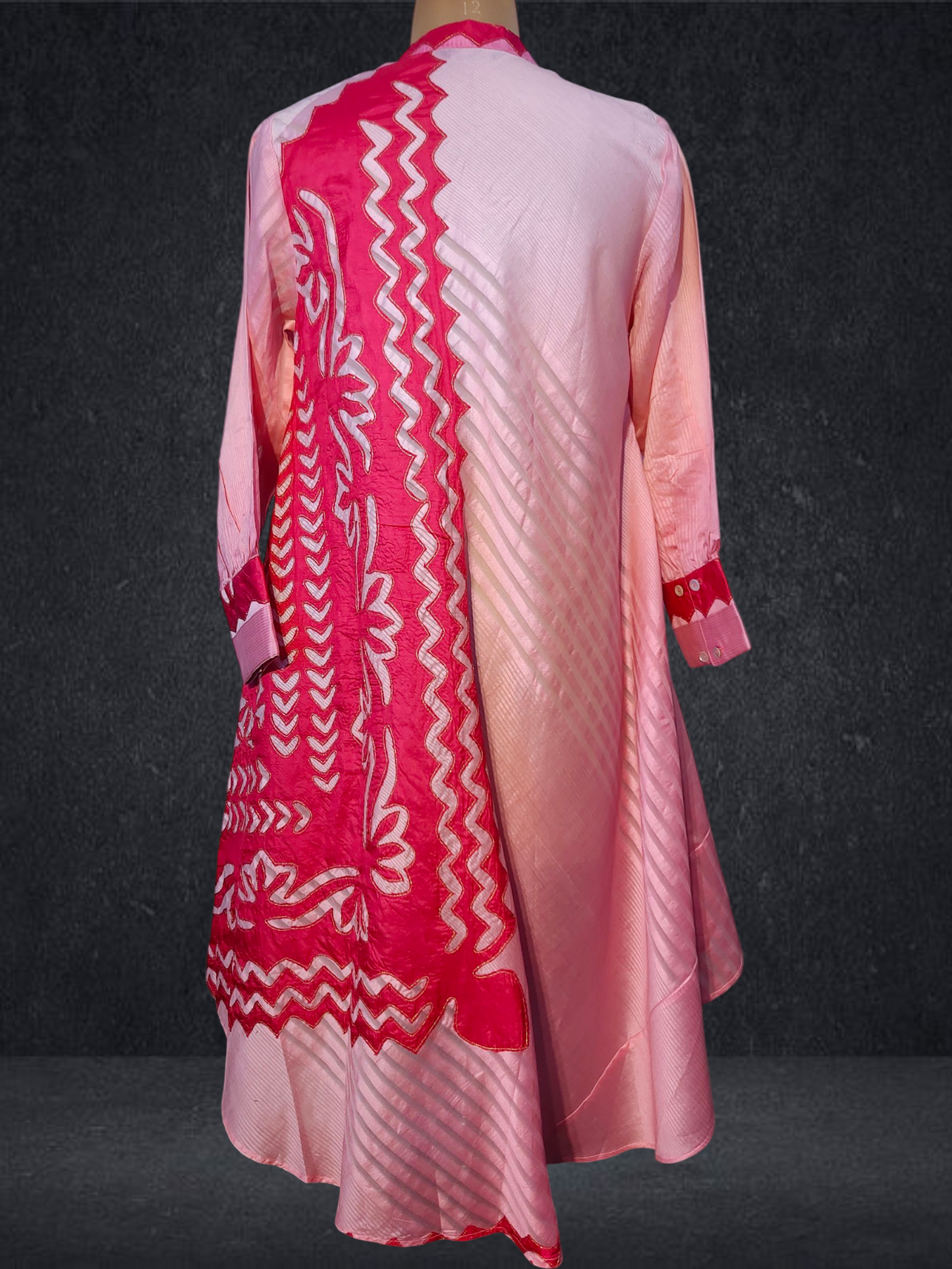 Stitched applique Long Dress