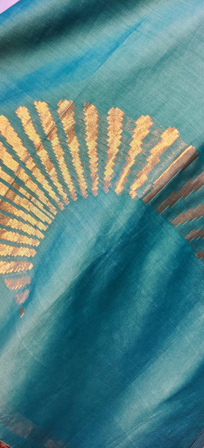 Stitched Chanderi Long Dress VISHAL KAPUR STUDIO