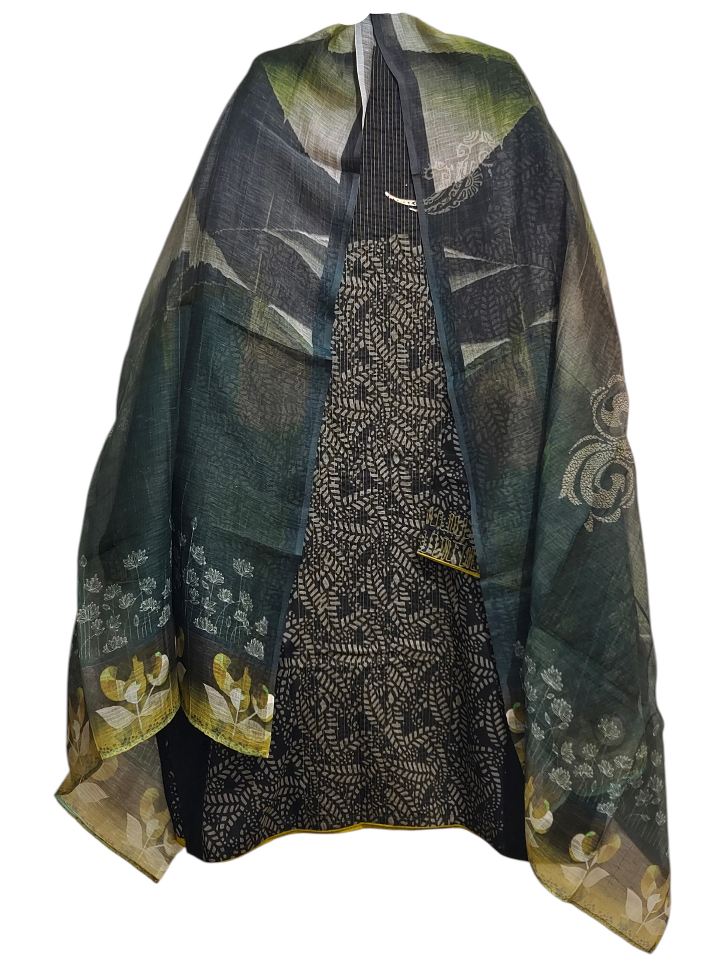 Semi Stitched Cotton Casual Suitset