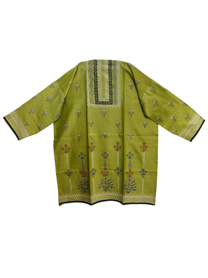 Semi Stitched Chanderi Casual suitset