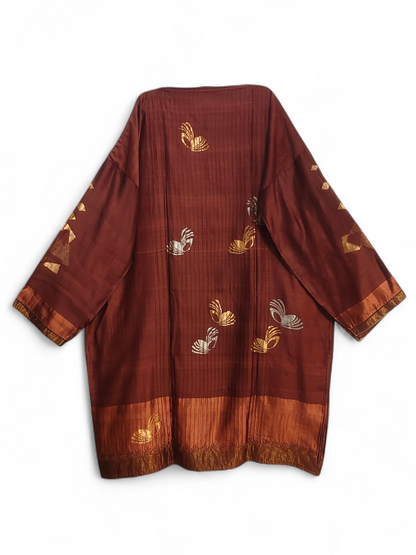 Semi Stitched Formal chanderi Suitset