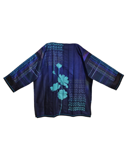 Semi Stitched printed chanderi Tunic