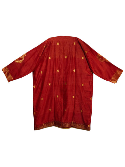 Semi Stitched Chanderi Casual kurta