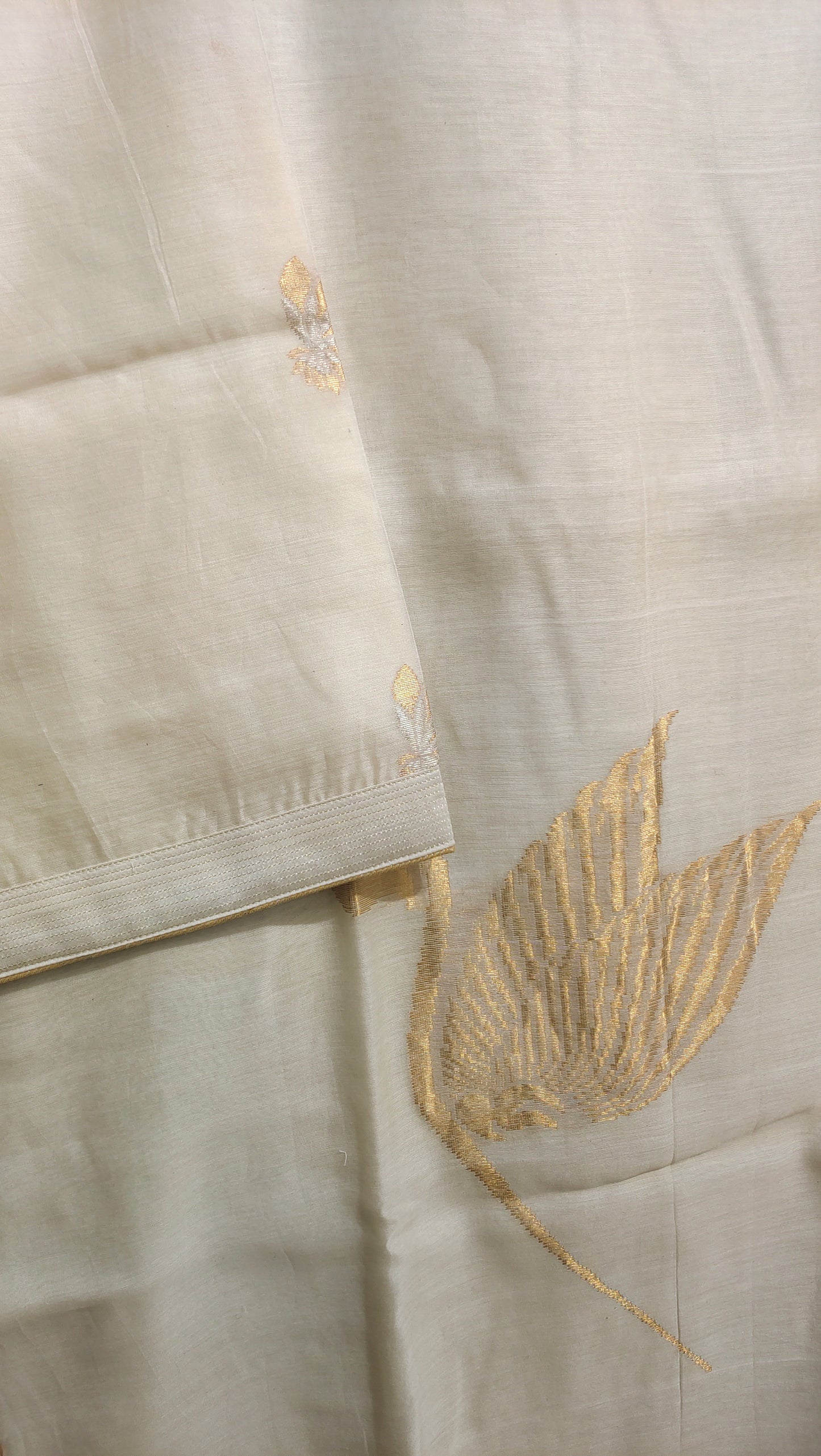 Semi Stitched Formal chanderi Suitset