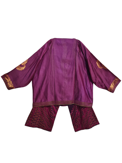 Indowestern chanderi formal coordset