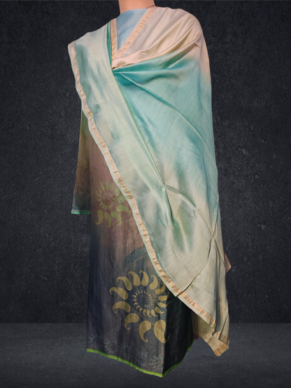 Semi Stitched Cotton Suitset VISHAL KAPUR