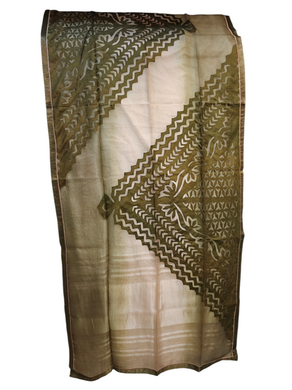 Semi Stitched Formal chanderi Suitset