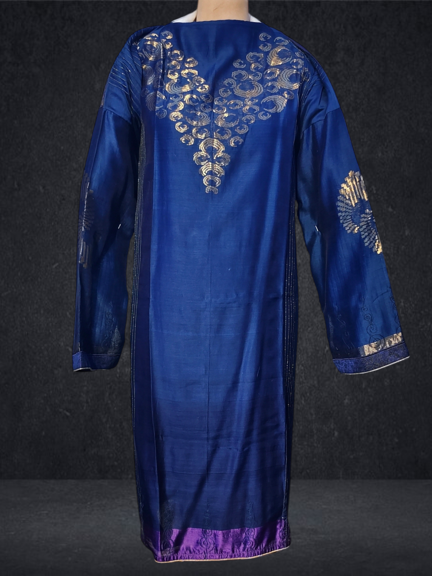 Semi Stitched Chanderi Formal Suitset