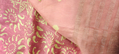 Formal Chanderi Block Printed Saree