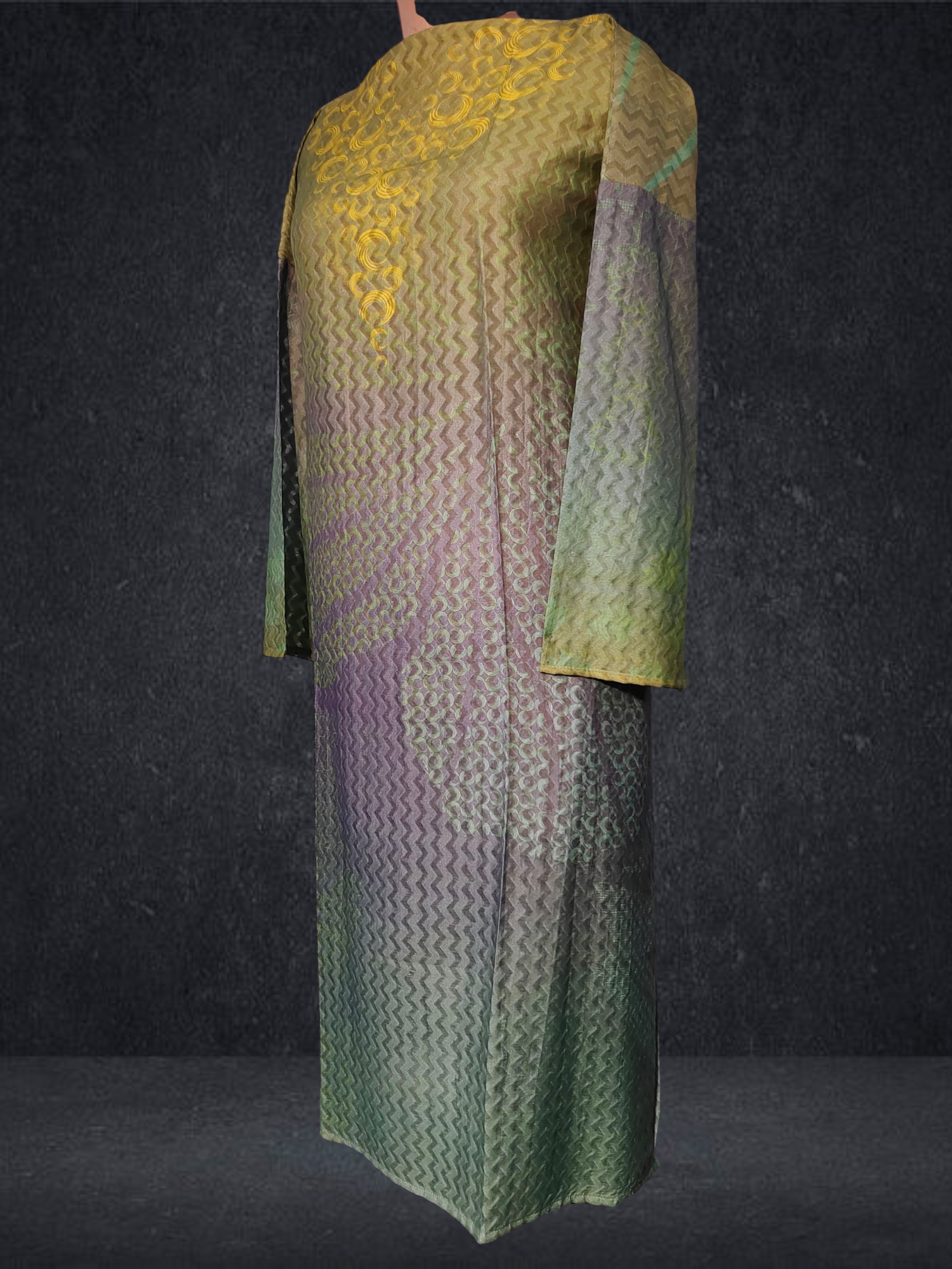 Semi Stitched Chanderi Kurta VISHAL KAPUR