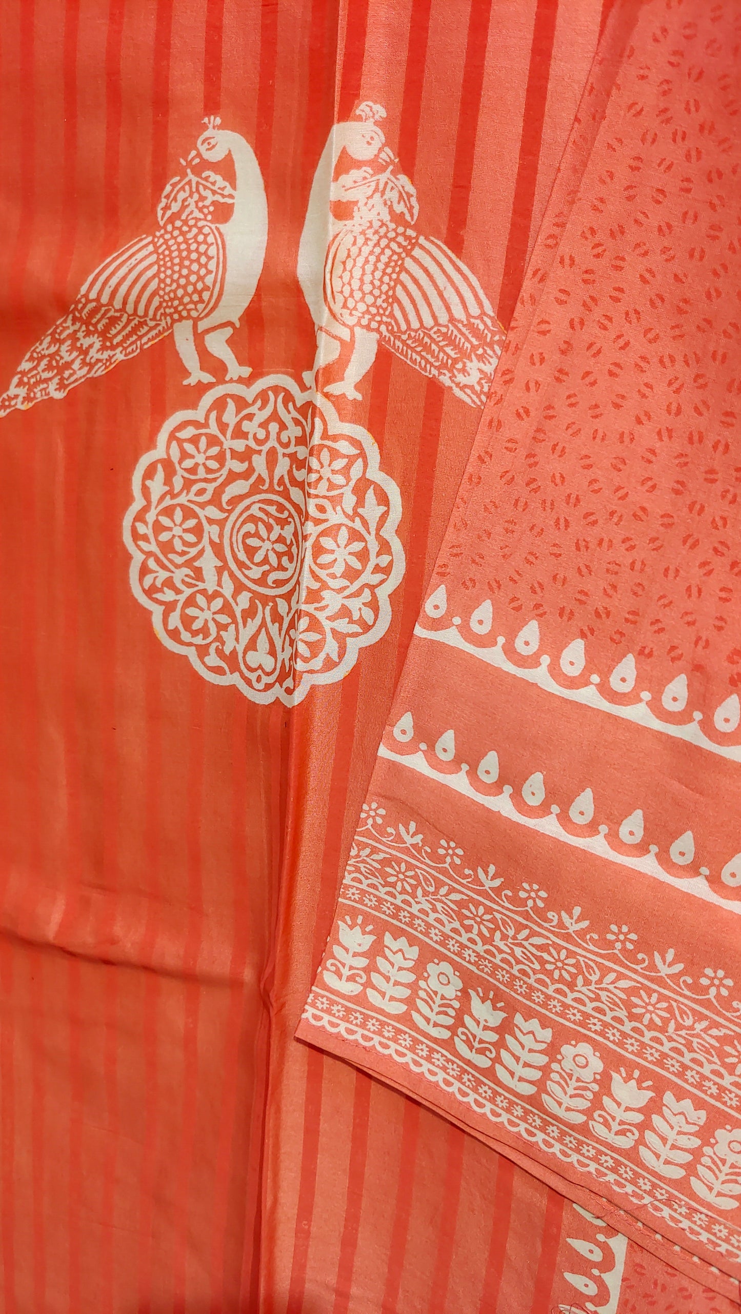 Semi Stitched Chanderi Casual kurta